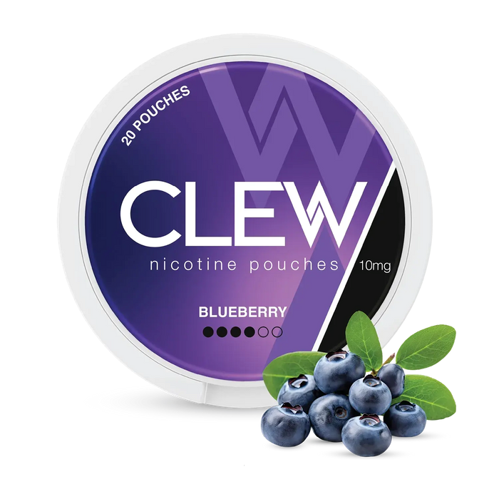 Blueberry - CLEW Nicotine Pouches (10mg)