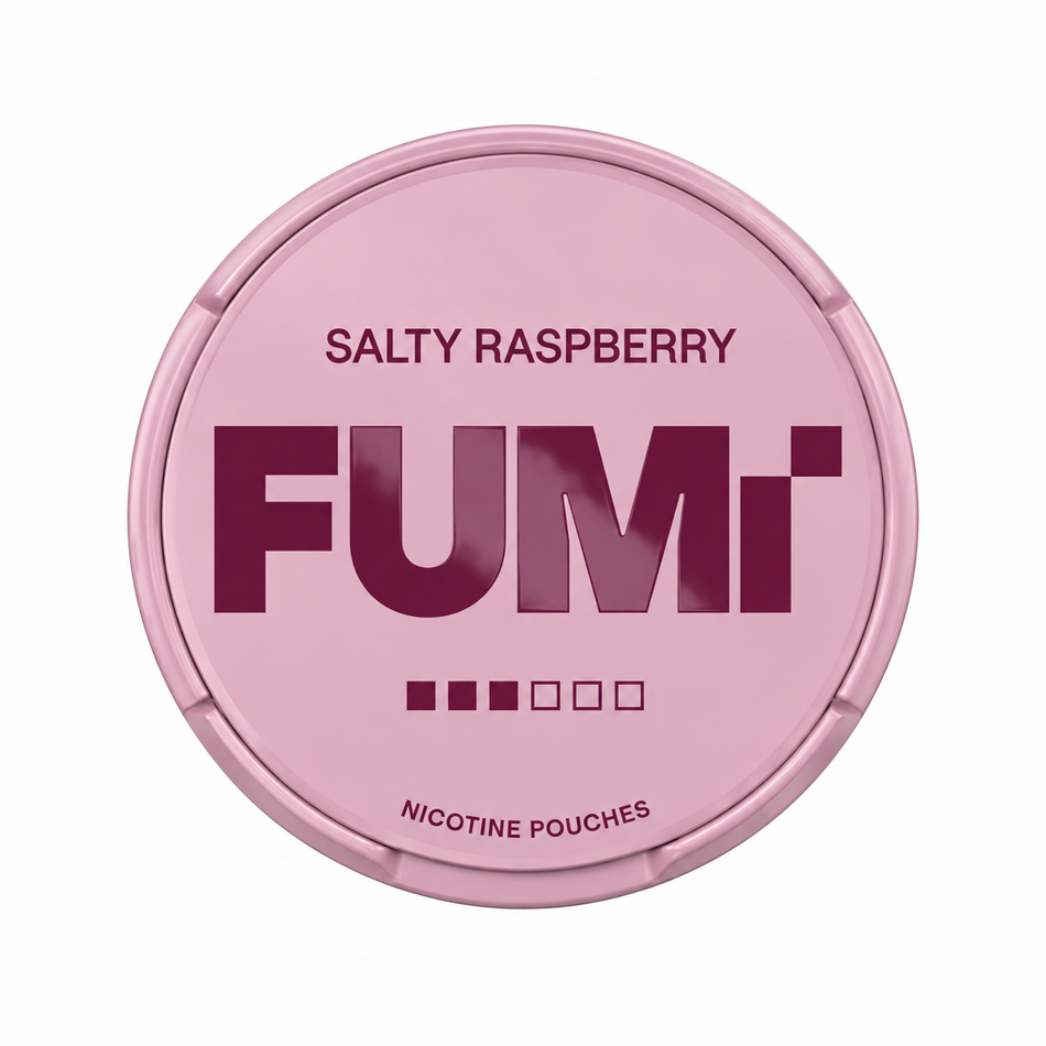 Salty Raspberry Nicotine Pouches by Fumi (8mg)