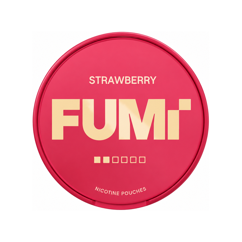 Tangy Strawberry Nicotine Pouches by Fumi (4mg)