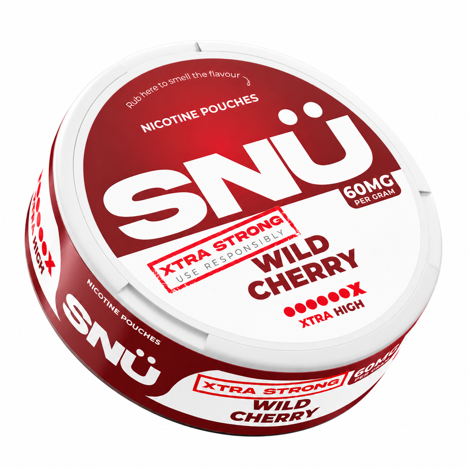Wild Cherry by SNU Nicotine Pouches (60mg)