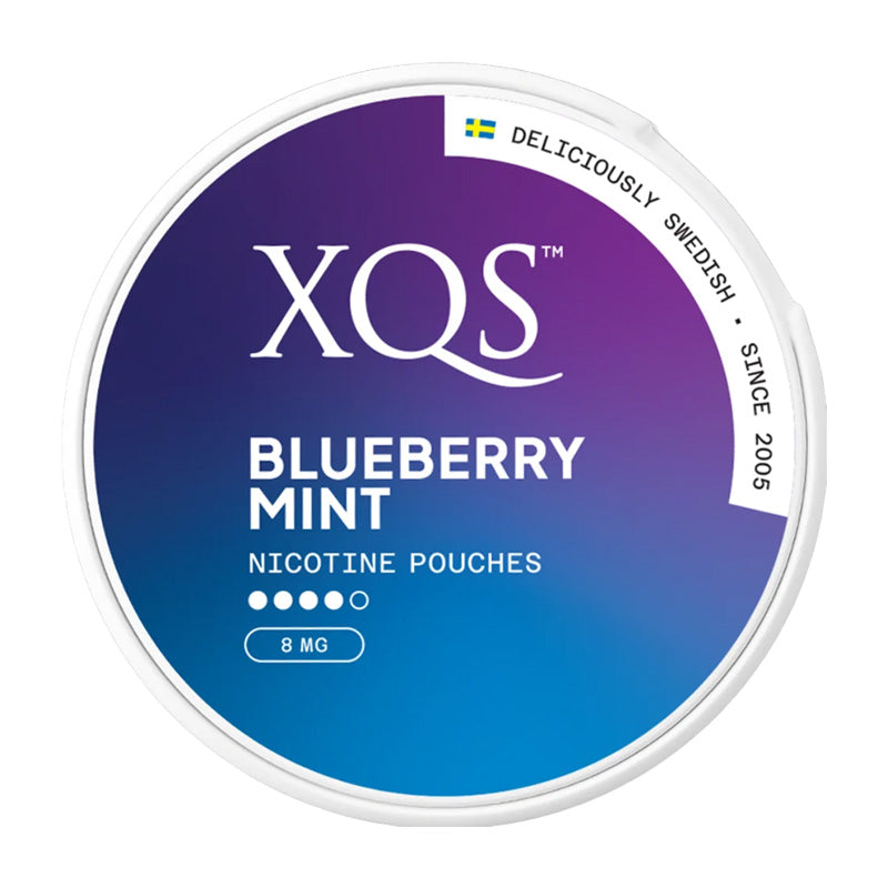 Blueberry Mint Nicotine Pouches by XQS
