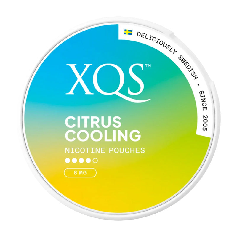 Citrus Cooling Nicotine Pouches by XQS