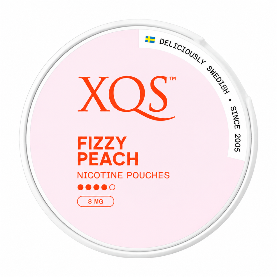 Fizzy Peach Nicotine Pouches by XQS