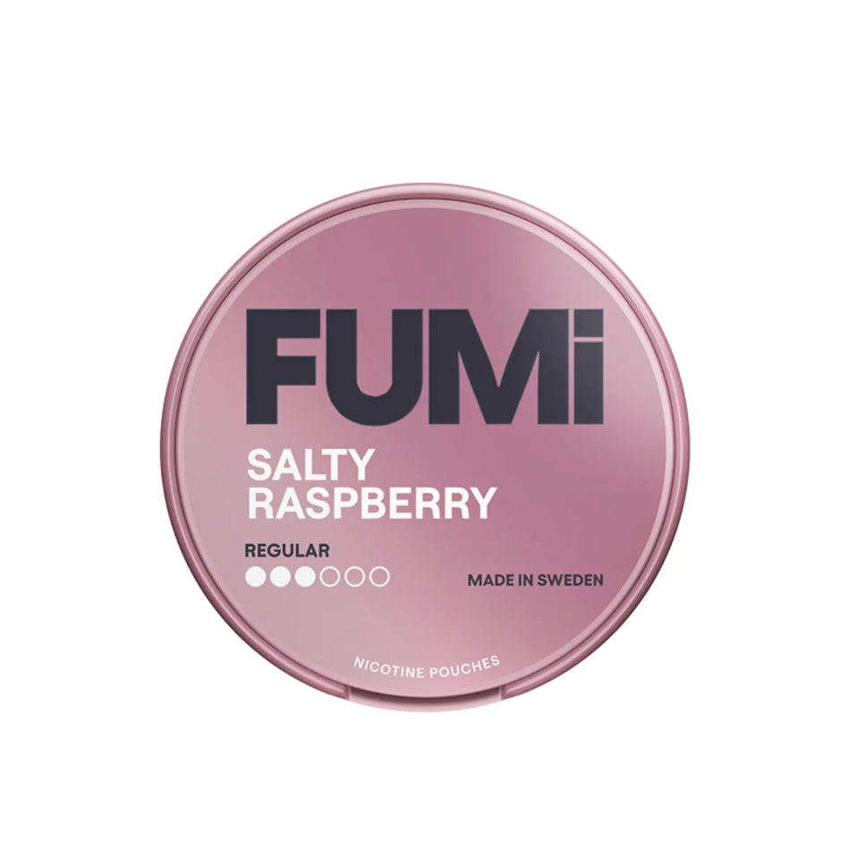 Salty Raspberry Nicotine Pouches by Fumi