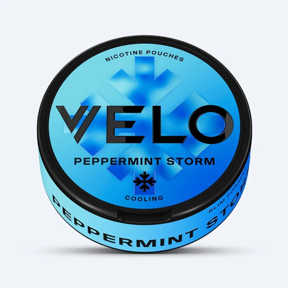 Peppermint Storm Nicotine Pouches by Velo